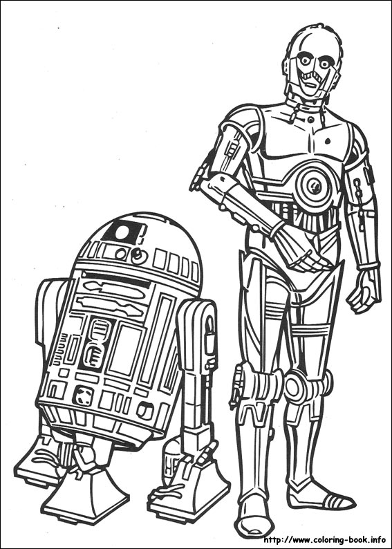 Star Wars coloring picture